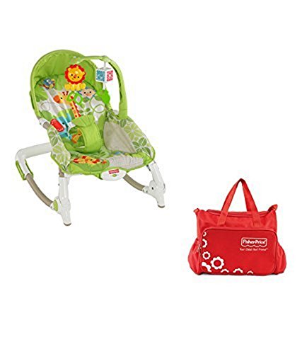 Fisher-Price Newborn To Toddler Rocker Worldwide + Diaper Bag Rs.4251 #amazon