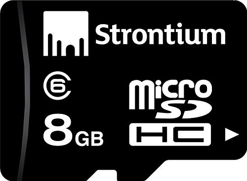 Strontium 8GB MicroSDHC Class 6 Memory Card (SR8GTFC6R)