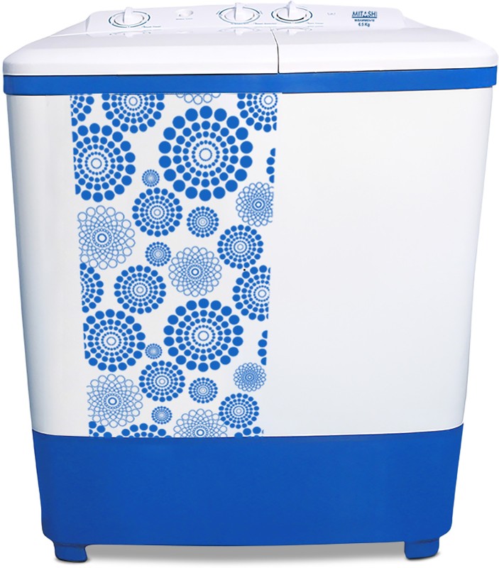 Mitashi 6.5 kg Semi Automatic Top Load Washing Machine Rs.6799 (No Cost EMI + Exchange) @Flipkart