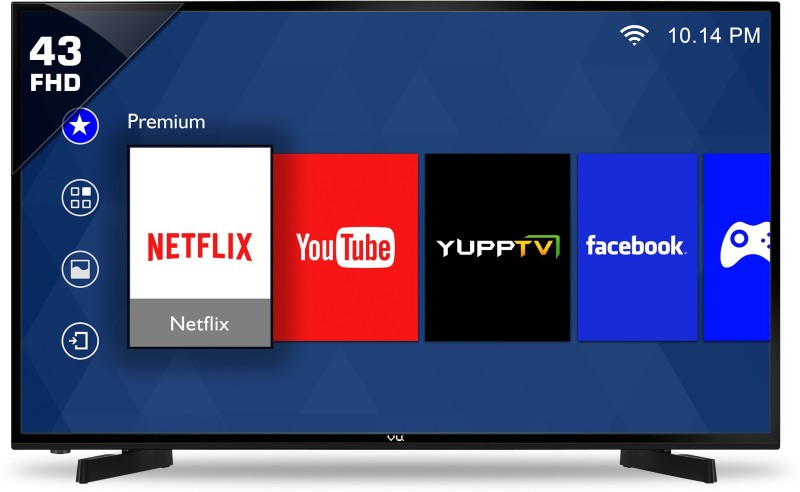 Vu 109cm (43 inch) Full HD LED Smart TV Rs.33,999 @Flipkart