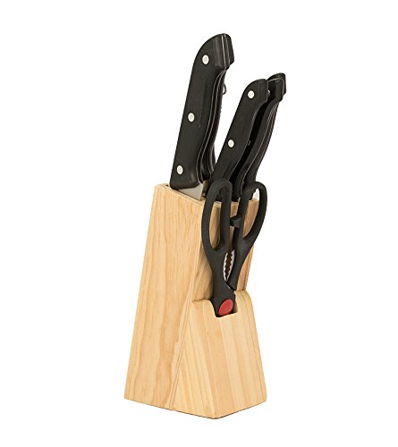 Home Creation Wood Block Knives – Set of 8