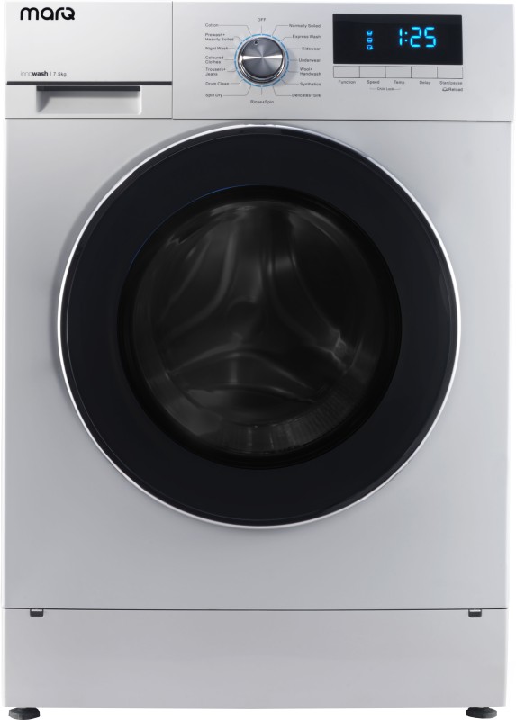 MarQ by Flipkart 7.5 kg Fully Automatic Front Load Washing Machine White