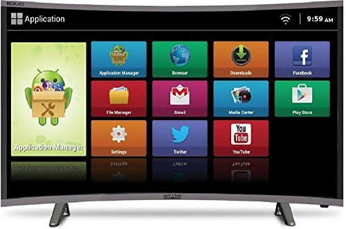 Mitashi 97.8 cm (38.5 inches) MiCE039v30 HS HD Ready Smart Curved LED TV Rs.18999 #amazon
