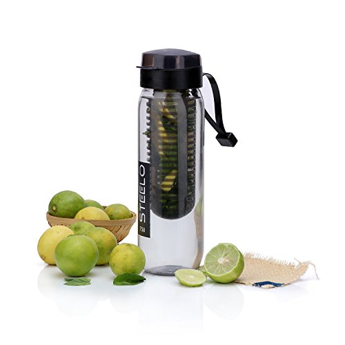 Steelo Plastic Fruit Infuser Bottle, 750ml Rs.152 #amazon