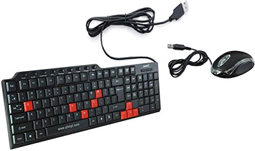 Quantum QHM8810 Multimedia Wired Keyboard and Mouse Combo Rs.369