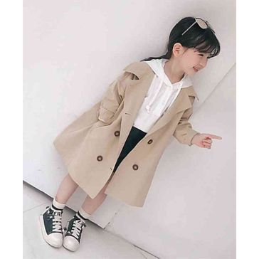Awabox Solid Buttoned Over Coat