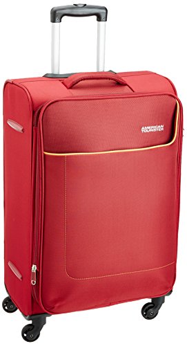 American Tourister Jamaica Polyester 69 cms Wine Red Softsided Suitcase