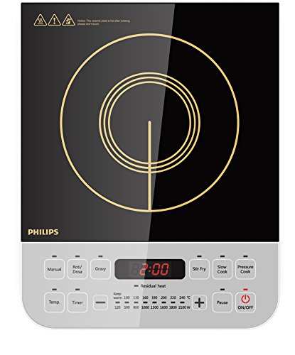 Philips Viva Collection HD4928/01 2100-Watt Induction Cooktop