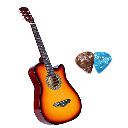 Photron Acoustic Guitar, 38 Inch Cutaway, PH38C/3TS Rs.1490