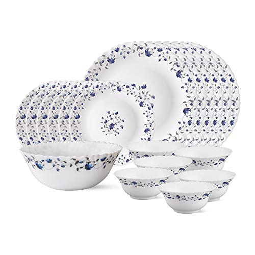 Larah by Borosil Helena Opalware Dinner Set Rs.1101