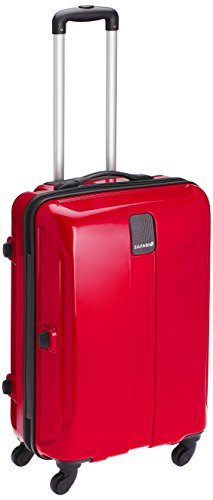 Safari Polycarbonate 65 cms Red Hardsided Suitcase