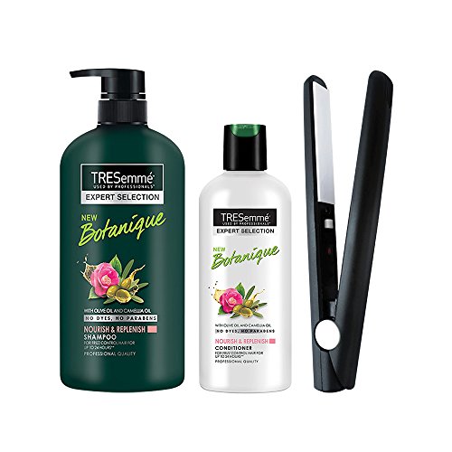 TRESemme Shampoo, 580ml with Conditioner, 190ml Free Hair Straightener Rs.540 @Amazon