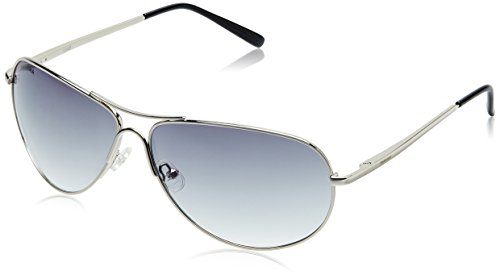 Fastrack Aviator Sunglasses (Silver) (M050BU7)