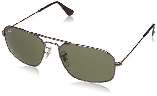 Ray-Ban UV Protected Square Men’s Sunglasses – (0RB3382I00455|55|Crystal Green Color)