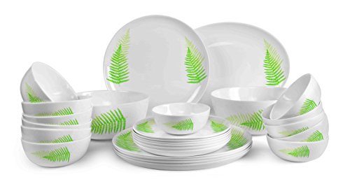 Cello Monarch Fresh Fern Opalware Dinner Set Rs.2999