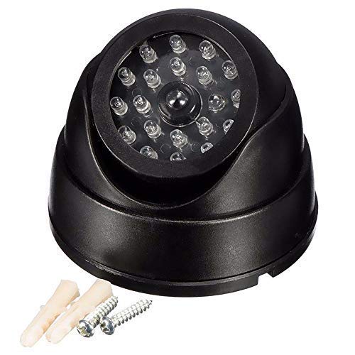 JELLEX Dummy Security CCTV Fake || Dome Imitation Surveillance Security Camera || with Blinking Red Led Light Indication. for Home Or Office Security Camera