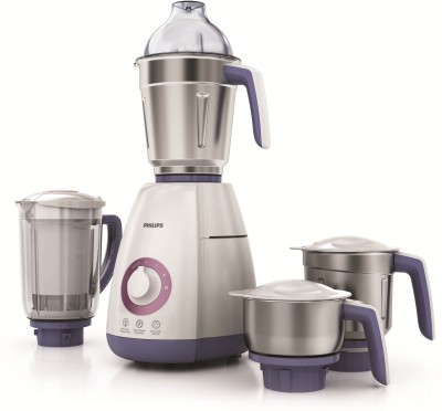 Philips HL7610/04 500 W Mixer Grinder(White and Blue, 3 Jars)