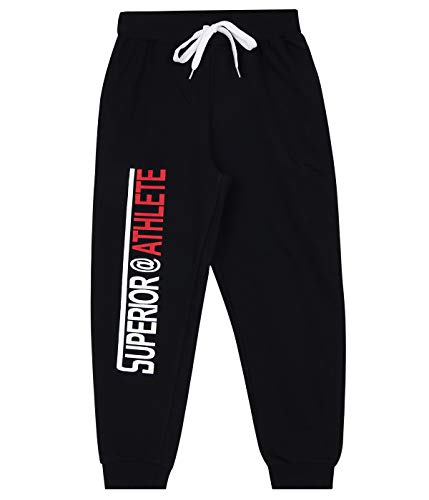 Cloth Theory Boy's Regular fit Trousers (CTJO_019_Black_8-9 Years)