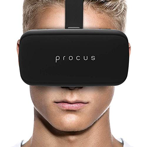 Procus ONE Virtual Reality Headset – 42MM Lenses- Fully Adjustable VR Glasses ,Black