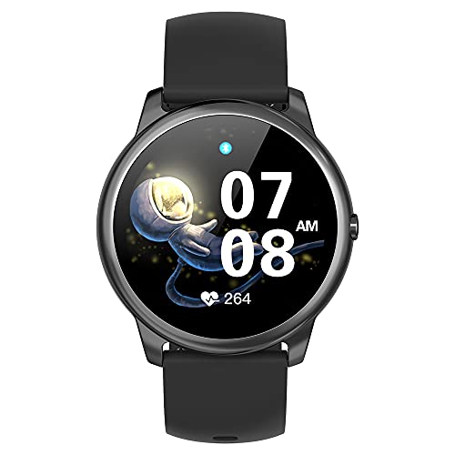 French Connection R7 series Unisex smartwatch (Band color : Black) with Full...