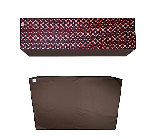 Nitasha Indoor and Outdoor Water & dustproof Split ac Cover for BPL 1 Ton 3 Star Sx BS-V123SX11 Inverter with 5 Layer Filtration (Design no:- NIT23)
