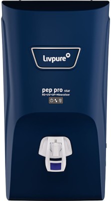 Livpure Pep Pro++ TDS 7 L RO + UV +UF Water Purifier(White)
