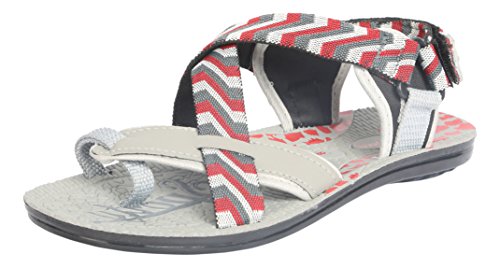 Bacca Bucci Men's Grey Outdoor Sandals - 8 UK, BBME6014I