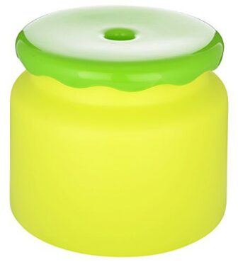 All Time Frosty Plastic Bathroom Stool, Green