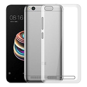 Amzer AMZ203607 Premium Flex TPU Back Case Cover for Mi 5A (Clear)