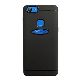 Amzer AMZ203617 Soft TPU Back Case Cover for Vivo V7 (Black)