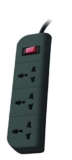 Belkin F9E300zb1.5MGRY Essential Series 3-Socket Surge Protector