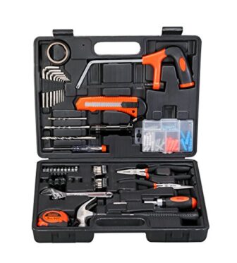 BLACK+DECKER 108-Piece Hand Tool Kit, Rust Resistant (Orange/Black)