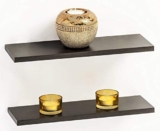 Bluewud Wall Décor Shelf & Display Rack – Stellar Series (Wenge, 4.75 x 11.75 inches, set of 2) S-TW12-12S2