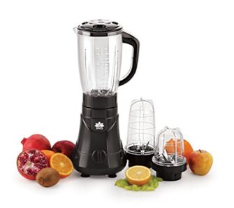 Bms Lifestyle 450-Watt High-Speed Blender Mixer Grinder and Juicer, 3-Jar with Liquid...
