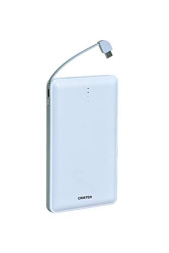 CRISTEN Li-Polymer Slim Power Bank 10000 -mAh (White)