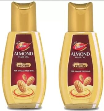 Dabur Almond Hair Oil for damage free hair (2 * 200ml) Hair...
