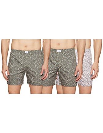 Diverse Men's Printed Boxer Shorts (Pack of 3) (DCMBSCMSC14L35-472_Grey, White_Medium)