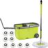 Primeway 360 Degree Rotating Grey 5500 ML Magic Spin Mop Set with 2 Microfibre Mop Heads