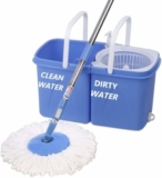 Gala Twin Bucket Spin Mop with 2 refills and 1 liquid dispenser