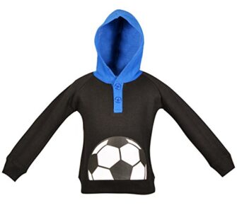 Gkidz Infants Full Sleeve Black Hooded Sweatshirt