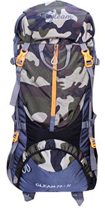 Gleam 0109 Climate Proof Mountain Rucksack , Backpack 75 Ltrs Camouflage &...