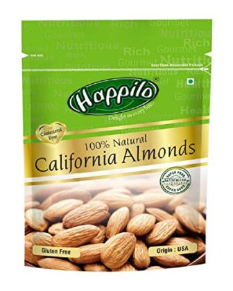 Happilo 100% Natural Premium Californian Almonds, 200g