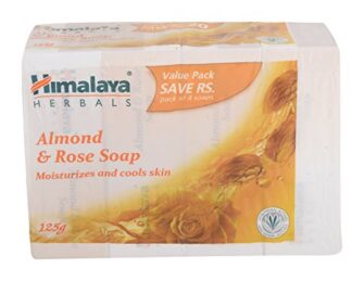 Himalaya Herbals Soap - Almond and Rose, 4x125g Pack