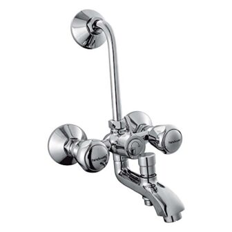 Hindware F100022QT Contessa Wall Mixer Wall Mixer 3In1 Provision For Over Head...