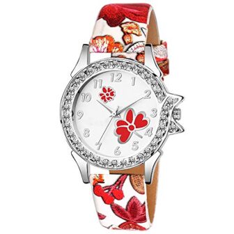 HORCHIS Casual Analog White Dial Women's Leather Watch-HORC_ENT_11565