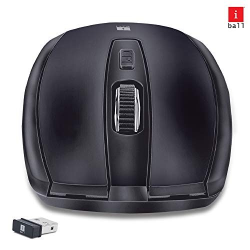 iBall Freego G18 Wireless 2.4GHz Wireless Technology Mouse (Black)