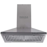Inalsa 60 cm, 1050 m³/hr Pyramid Chimney Classica 60SSBF with SS Baffle Filter/Push Button Control Rs.4865