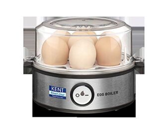 Kent Instant Egg Boiler 360-Watt (Transparent and Silver Grey)