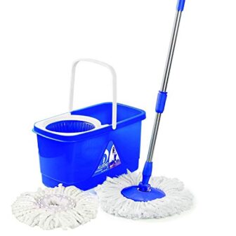 Kleeno Home Cello Easy Clean 360 Degree Cello Plastic Bucket Spin Mop...