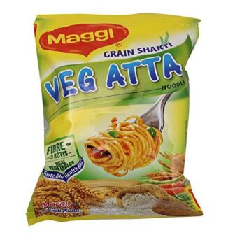 Maggi Atta Noodles, Vegetable Masala, Pouch, 80g